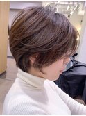 30.40代にオススメ× フワッと束感×くびれショート◎