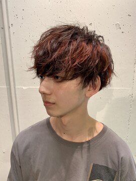 エル(EL by green) 【MITSU】マッシュショートレイヤー×キャンディレッド