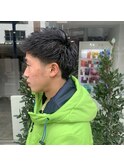 2ブロックショート メンズヘア