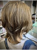 資生堂アルティストカラーを使ったスタイル/ウルフカット
