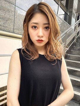 ロンドブルーム 天神大名店(Lond Bloom) 大人エアリーミディアムヘアー