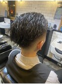skin fade & twist perm