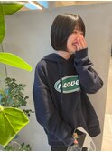ミニボブ×ナチュラルブラウン☆