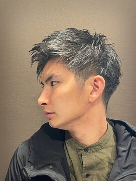 ヒロギンザ 銀座一丁目店(HIRO GINZA) ツーブロックかきあげスタイル