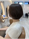 【丸みボブ】ひし形ボブ　ベージュカラー　20代30代40代