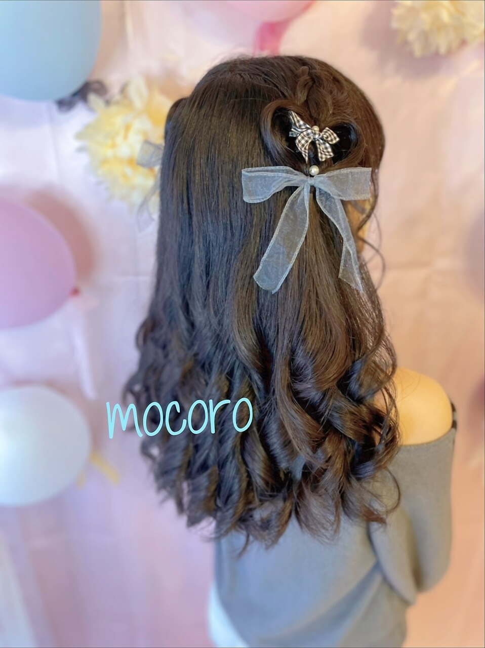 ハートヘアアレンジ：L173910400｜ヘアーセット モコロ(Hair Set