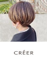 クレール 住吉店(CREER) 頭の丸みがキレイにでるような大人の【マッシュショート】