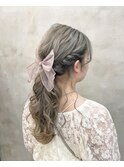 【Bormee】大人かわいいポニーテールアレンジ☆ 結婚式　デート