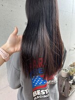 アチーブ ヘア デザイン(achieve hair design)&nbsp;サラツヤストレートロング 大人可愛いナチュラル黒髪暗髪