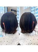 ガラッと垢抜ける”きりっぱなしボブ”
