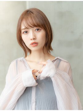 ハバナ 渋谷(HAVANA) シルキーベージュ20代、30代大人かわいい小顔丸みショートボブ