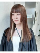 パープル(purple)&nbsp;ホワイトイヤリング