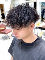 クアトログランシュ ひたちなか店(QUATRO×GranCieux)&nbsp;波巻き×ツイストスパイラル【メンズ/メンズパーマ】