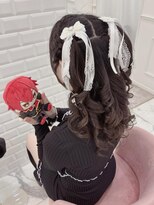 編みカチュ×おひめさまハーフツイン＊まゆ