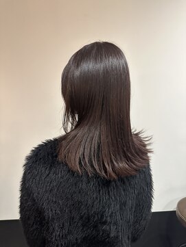 パルトネル(Partner) 外はねミディアムにフェイスラインレイヤー