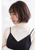 ナチュラルボブ×黒髪ボブ×大人ショートボブ 20代30代40代50代