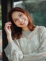 ポイントファイブバイソレイユ 小松店.5 by SOLEIL)&nbsp;切りっぱなしミディアムスタイル