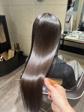 エー(...a) 髪質改善アルカリ酸熱メテオカラー