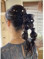 アイリスヘアー(iris hair)&nbsp;ヘアアレンジの御予約はお電話、DMにて。Instagram:kumiko1102