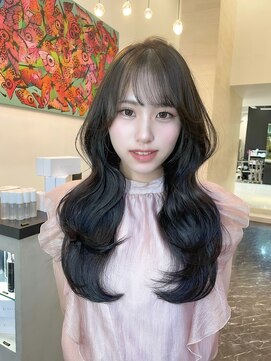 ザシェノンアオヤマ(THE CHAINON AOYAMA) オリーブグレージュ/ウェーブヘア/韓国ヘア