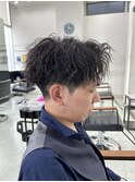 MEN'S HAIR カルマパーマ ダークアッシュ ニュアンスパーマ