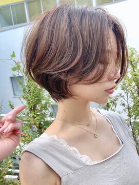 アイドットプラスサッポロ 札幌(i.+SAPPORO) 流し前髪小顔つや髪顔まわり簡単スタイリングショートボブヘア