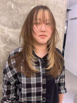 キング 高槻(K!ng) 縮毛矯正髪質改善ハイライトレイヤーカット高槻美容室エクステ