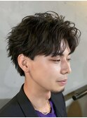 ツイストスパイラルパーマツイストパーマメンズマッシュパーマ