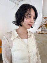 テルヴェ(Terve) グレーベージュカラー透明感カラー切りっぱなしボブカット