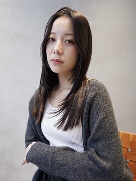 ニコ トウキョウ 渋谷(nico TOKYO) 顔まわりレイヤーハッシュレイヤー透明感オリーブグレージュ渋谷