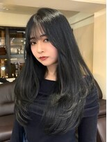 シュガー(Sugar)&nbsp;レイヤーカット×ダークオリーブグレー　大阪・梅田