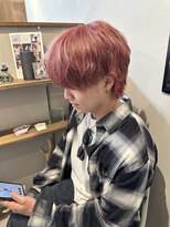 ジャンクス 千葉(junks)&nbsp;コーラルピンクカラー/ショートウルフ/jurl