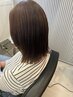 カット＋髪質改善ストレート＋うる艶トリートメント　￥21,000→￥18,900