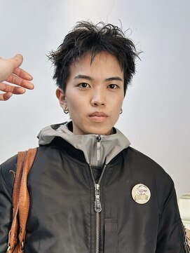 メゾンアクア 表参道(Maison ACQUA) =メンズボブパーマ/メンズボブ/フェザーパーマ／MEN’S HAIR