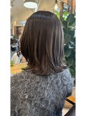 切りっぱなしナチュラルボブ