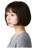 ボブ+内巻きパーマ