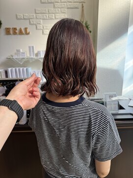 ヘアメイクヒール 【コテ巻き風ニュアンスパーマ】八戸美容室・20代・30代・40代