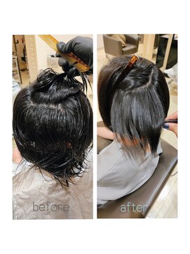 アネックス さかもとウイングポート店(ANNEX) ショート髪質改善