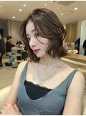 髪質改善＊顎ラインボブカーテンバング前髪＊美髪【Zina南草津】