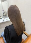 ベージュ/サラつやロング/美髪/カラカワユイト
