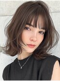 クラゲヘアー/小顔に見せるヘア/ココアベージュ/表参道