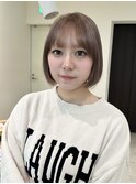 人気Ｎｏ.1 ミルクティーベージュ×ハイトーンボブ♪