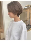 【ミルクティーカラー×ショートヘア】KANAKO