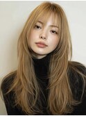 レイヤーカット/レイヤー/ブリーチ/ダブルカラー/men's/市川