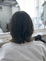 ティエル 町田店(tiel) 【王道ひし形】レイヤーボブ×淡色ベージュ