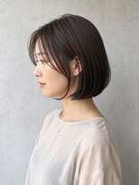 ヴィータ ヘア デザイン(Vita Hair Design) コンパクトボブ×シースルーバング好印象ナチュラルヘア40代50代