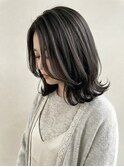 髪質改善レイヤー外ハネくびれヘア/ブリーチなしカラー