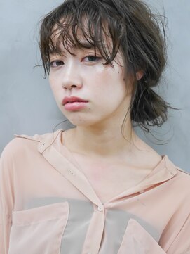 ソーコ 渋谷(SOCO) 【SUN】ジグザグバングゆるアップヘア