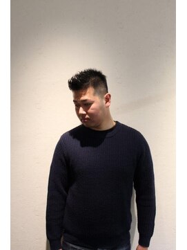 リレーションメンズヘアー(RELATION MEN'S HAIR) メンズショート/ベリーショート／アッシュブラック