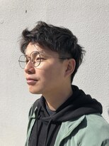 ユーシャイン(YOU SHINE)&nbsp;くせ毛風パーマのツーブロックショート